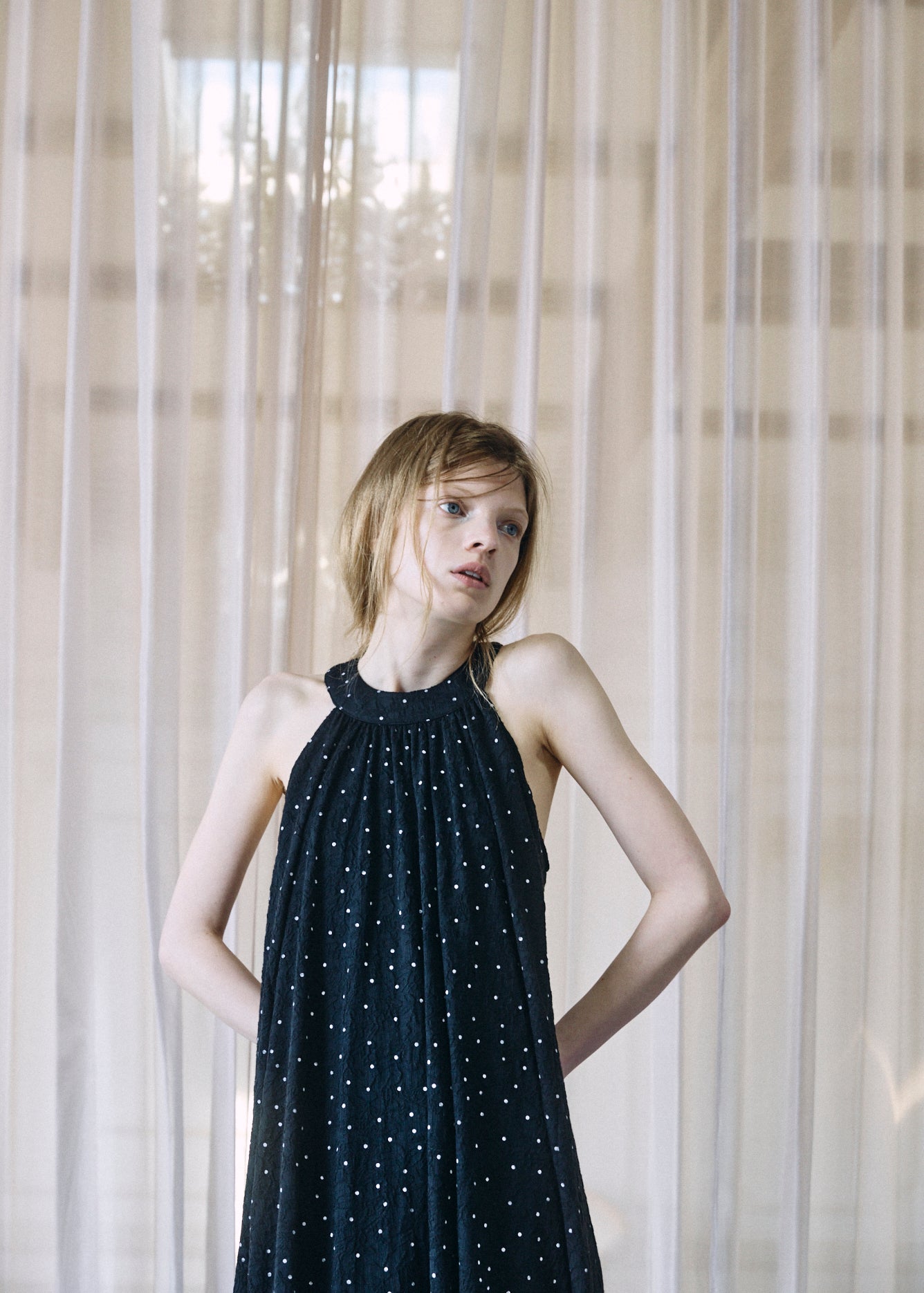 Dot Balloon Dress