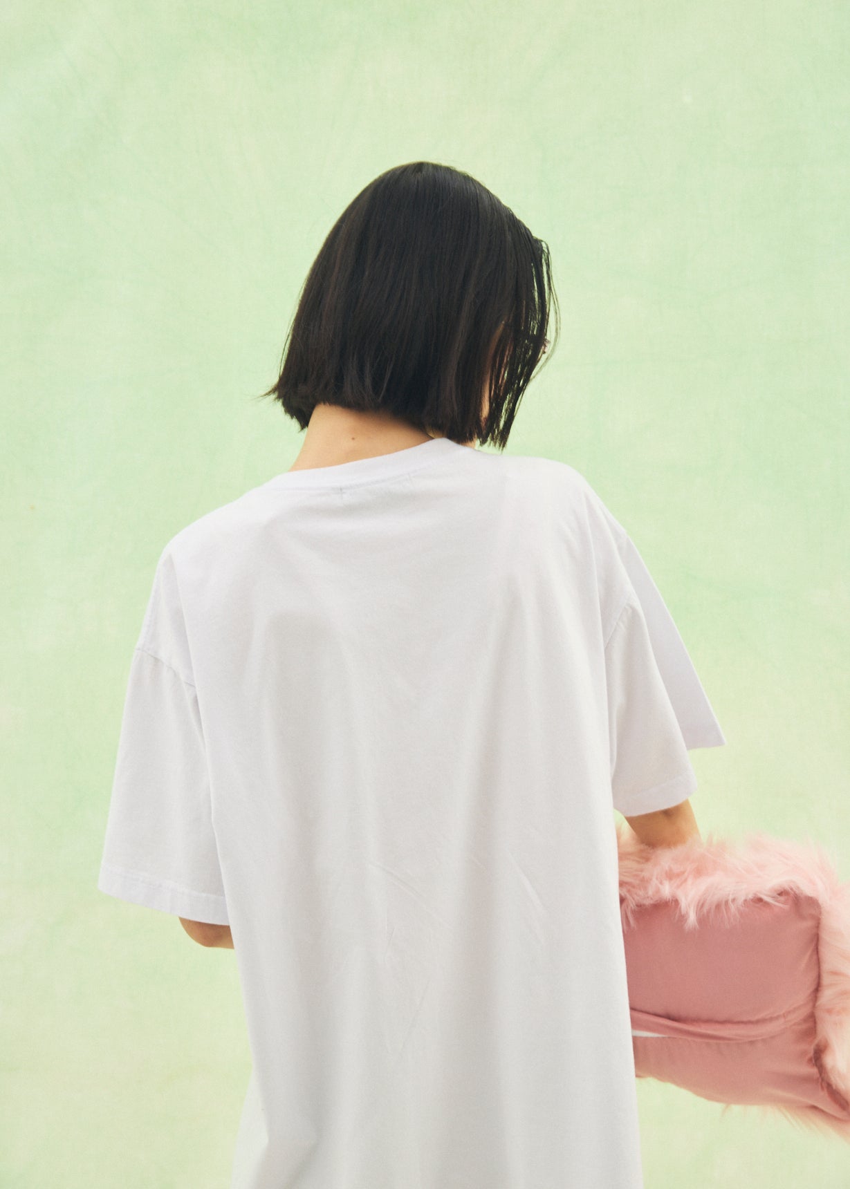 【Big】Cut-Out Logo T-Shirt