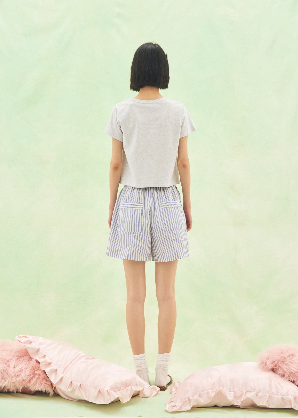 【Mini】Cut-Out Logo T-Shirt