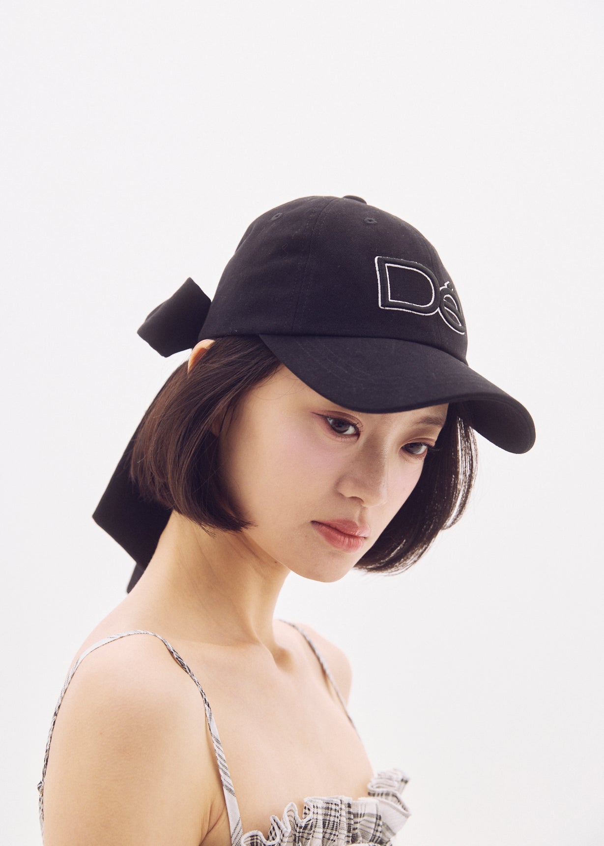 Deci Couture キャップ Dé Logo Ribbon Cap