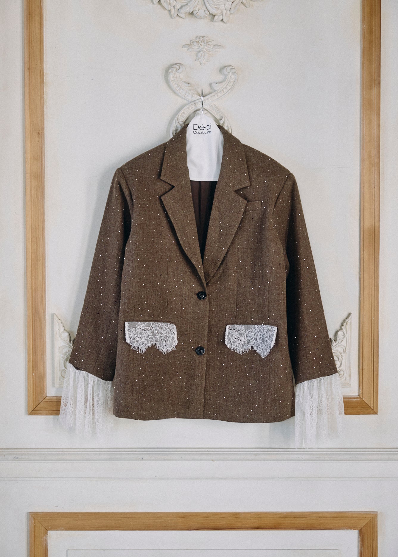 【予約商品】2WAY Bijou Lace Jacket