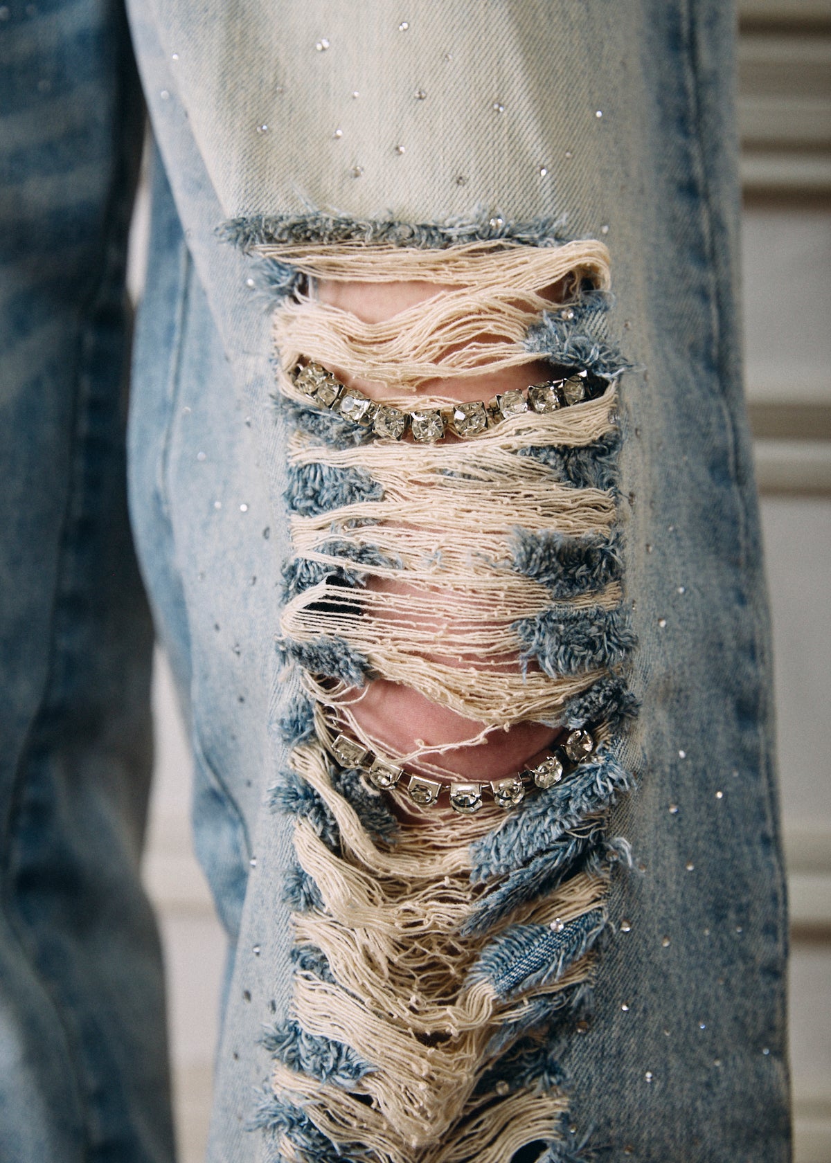 【予約商品】Bijou Damaged Denim