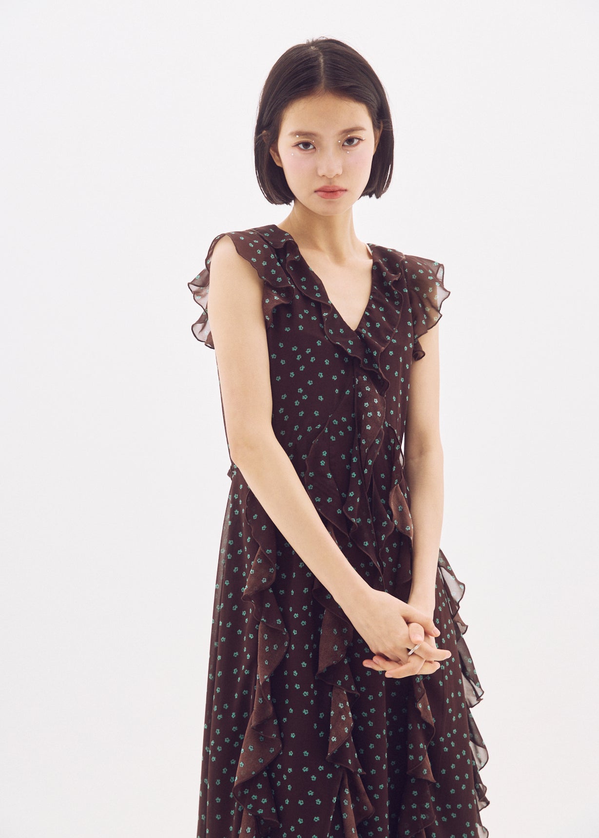 Flower Ruffle Dress