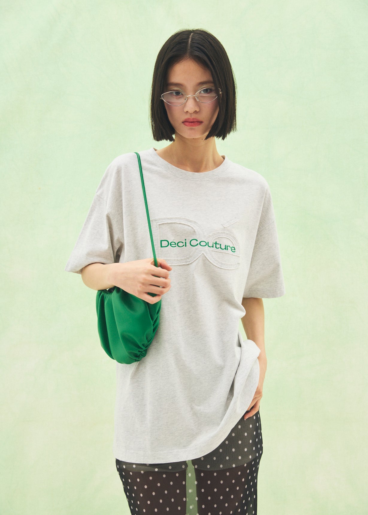 【Big】Cut-Out Logo T-Shirt