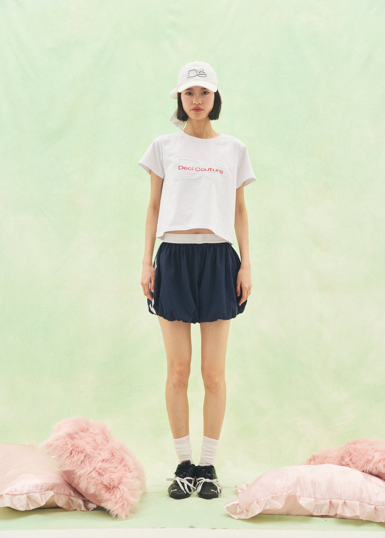 【Mini】Cut-Out Logo T-Shirt
