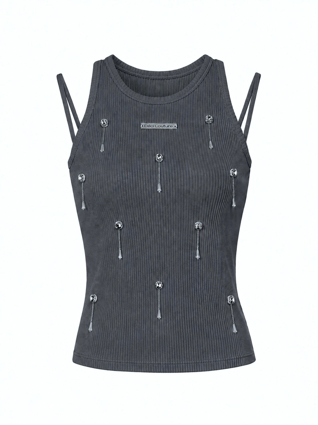 Bijou Double Strap Rib Tank (with Pads)