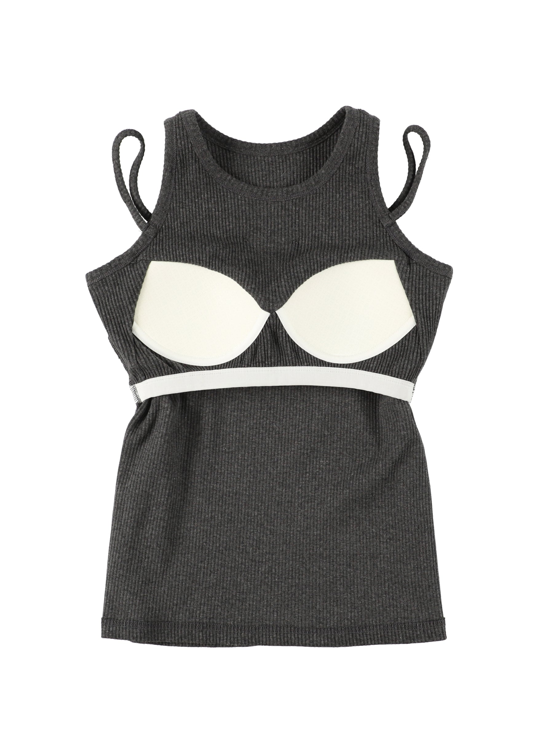 Double Strap Rib Tank (with Pads)