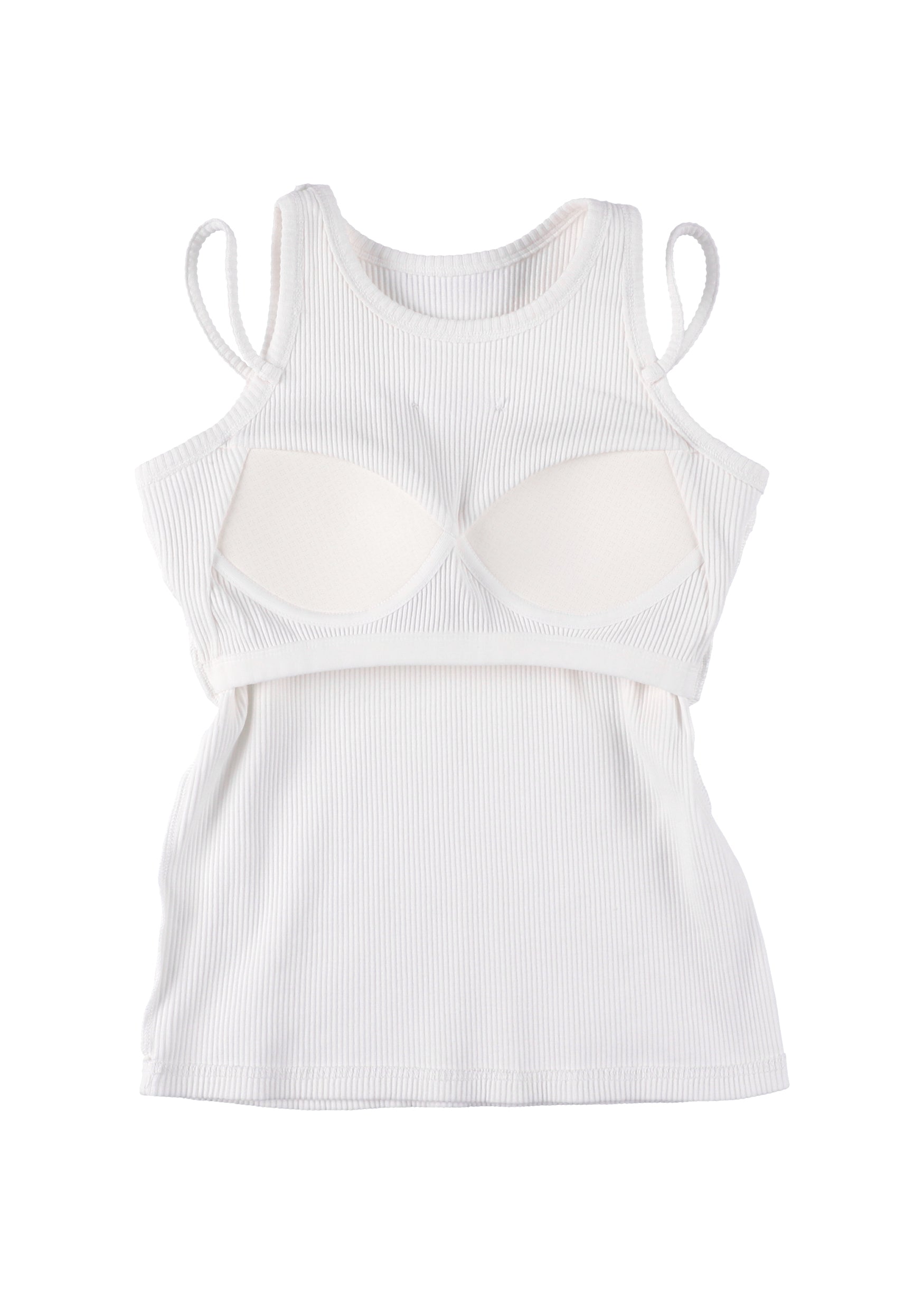 Double Strap Rib Tank (with Pads)