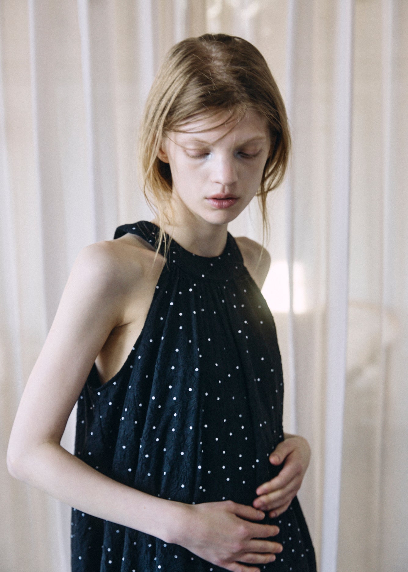 Dot Balloon Dress