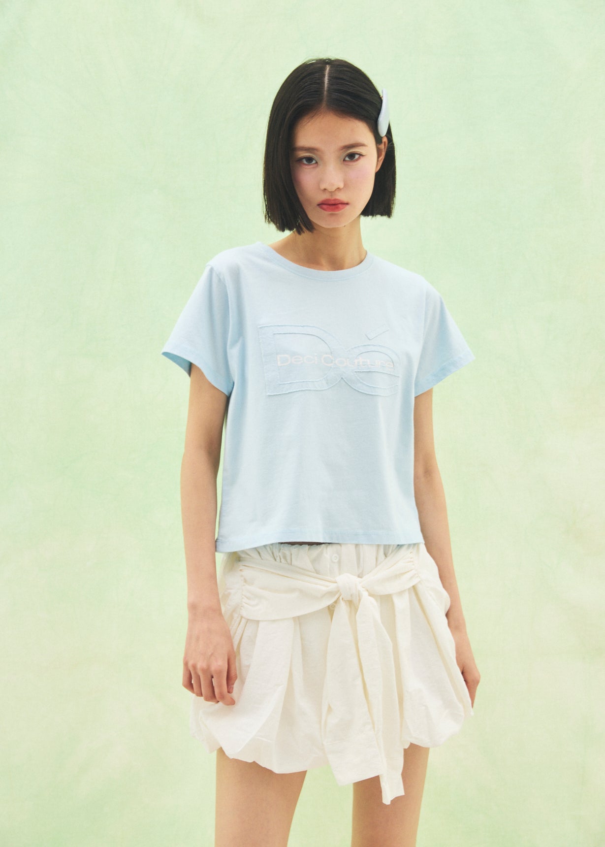 【Mini】Cut-Out Logo T-Shirt
