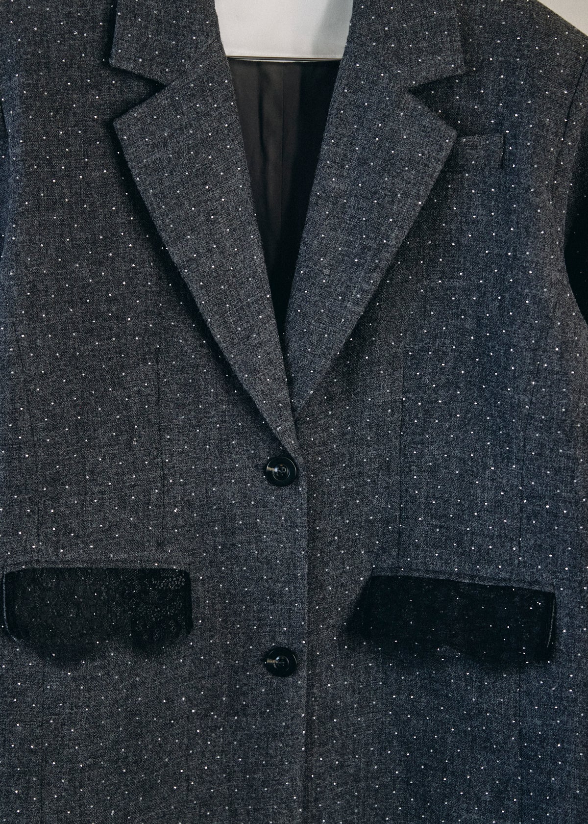 【予約商品】2WAY Bijou Lace Jacket