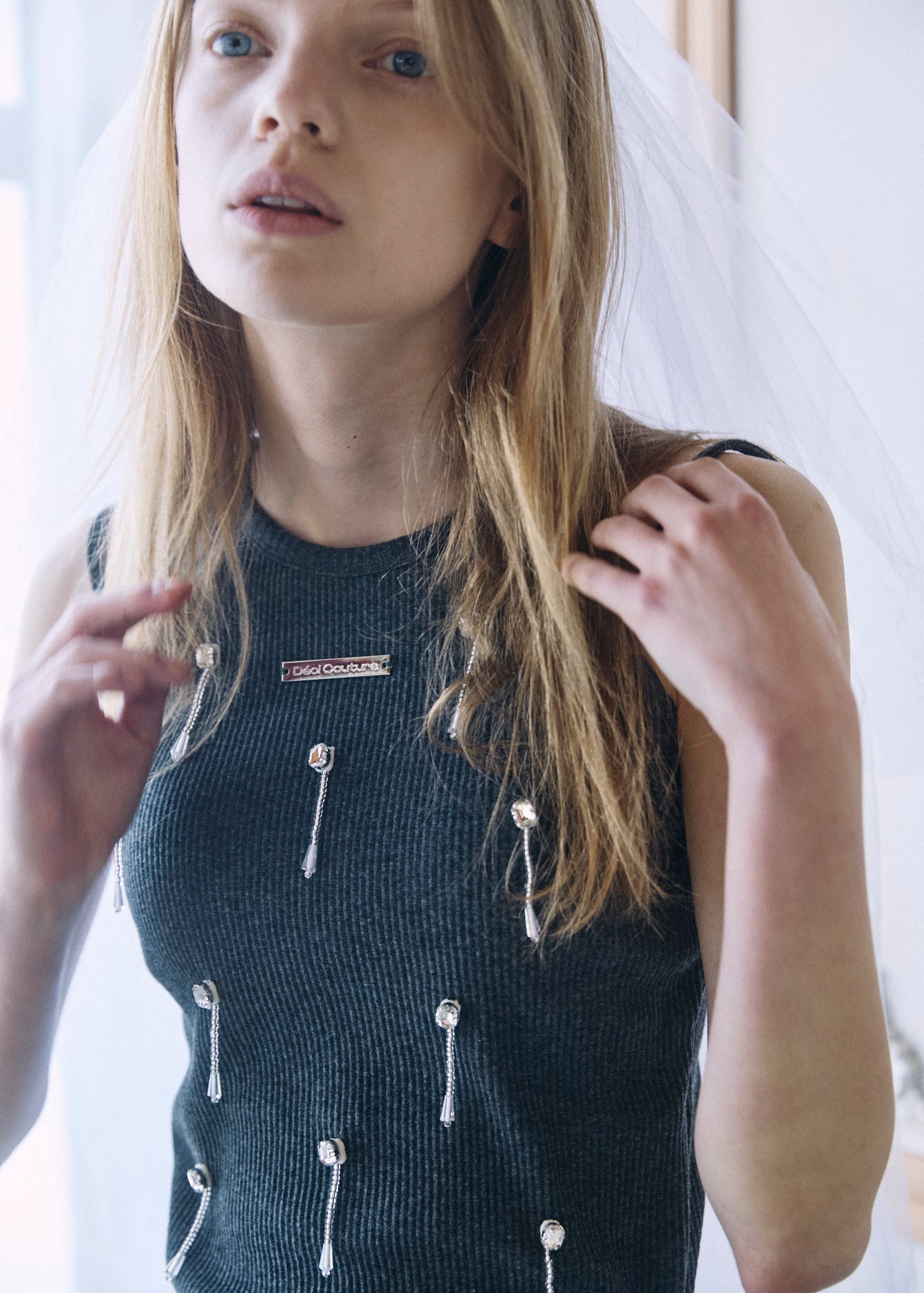 Bijou Double Strap Rib Tank (with Pads)