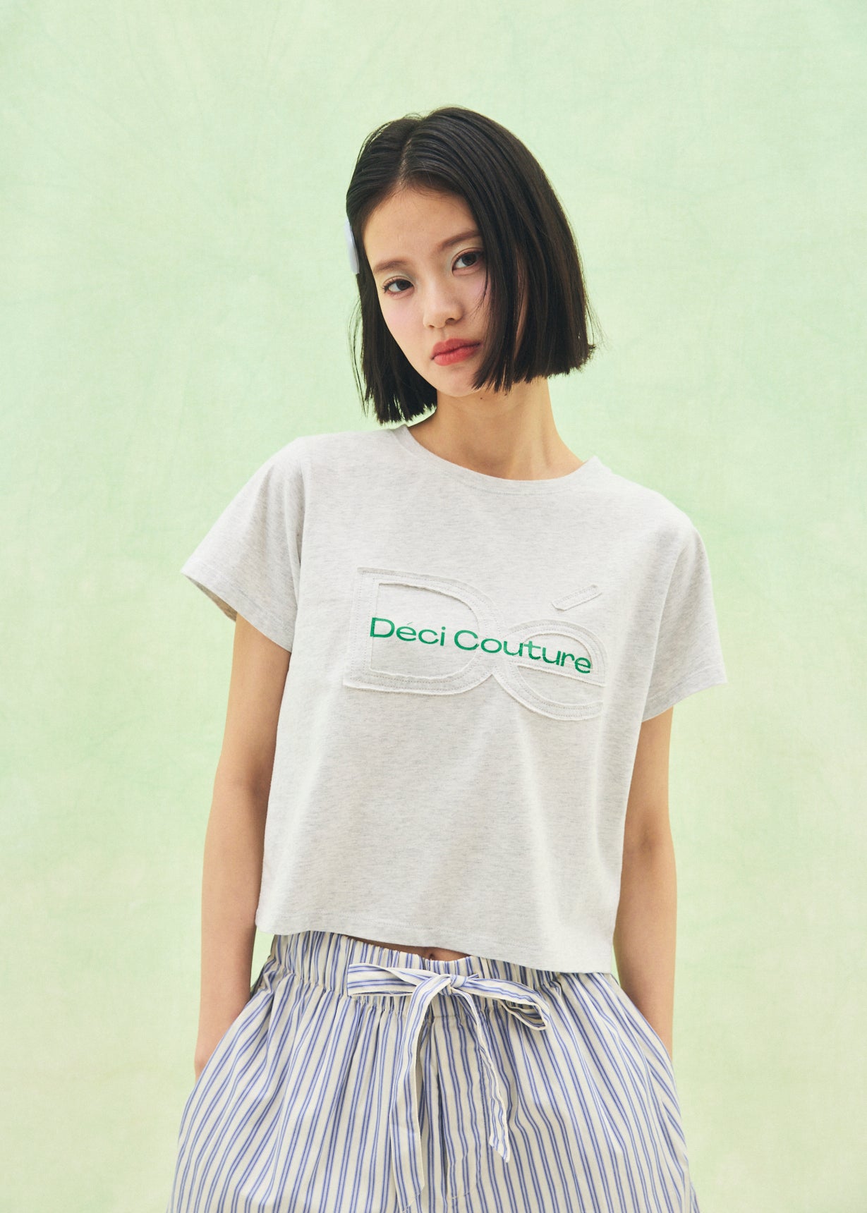 【Mini】Cut-Out Logo T-Shirt