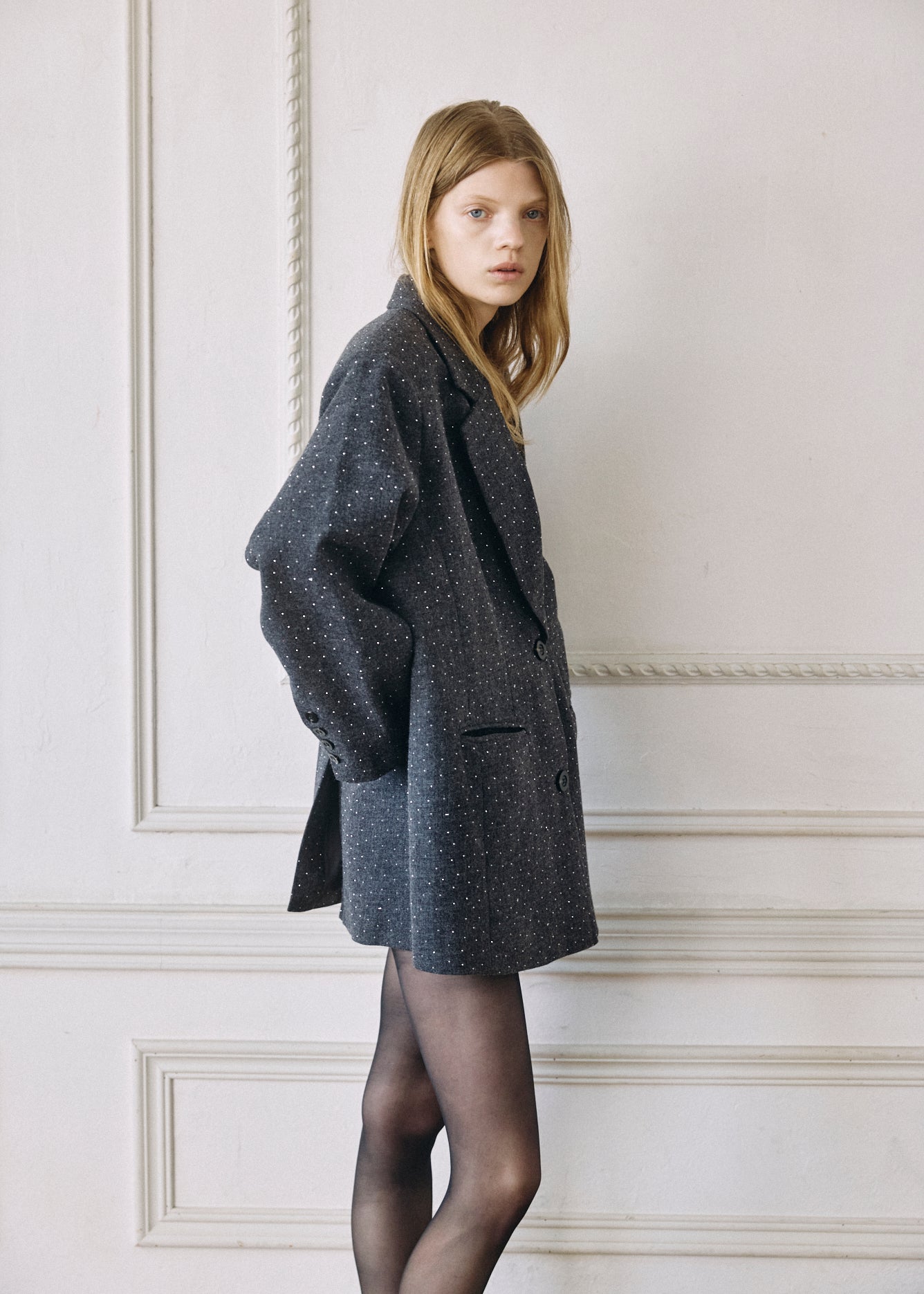 【予約商品】2WAY Bijou Lace Jacket