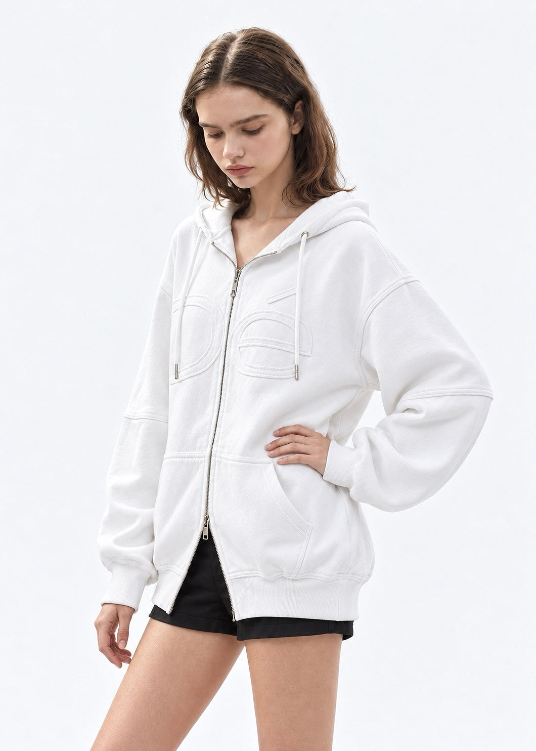 Dé Logo Zip Hoodie　