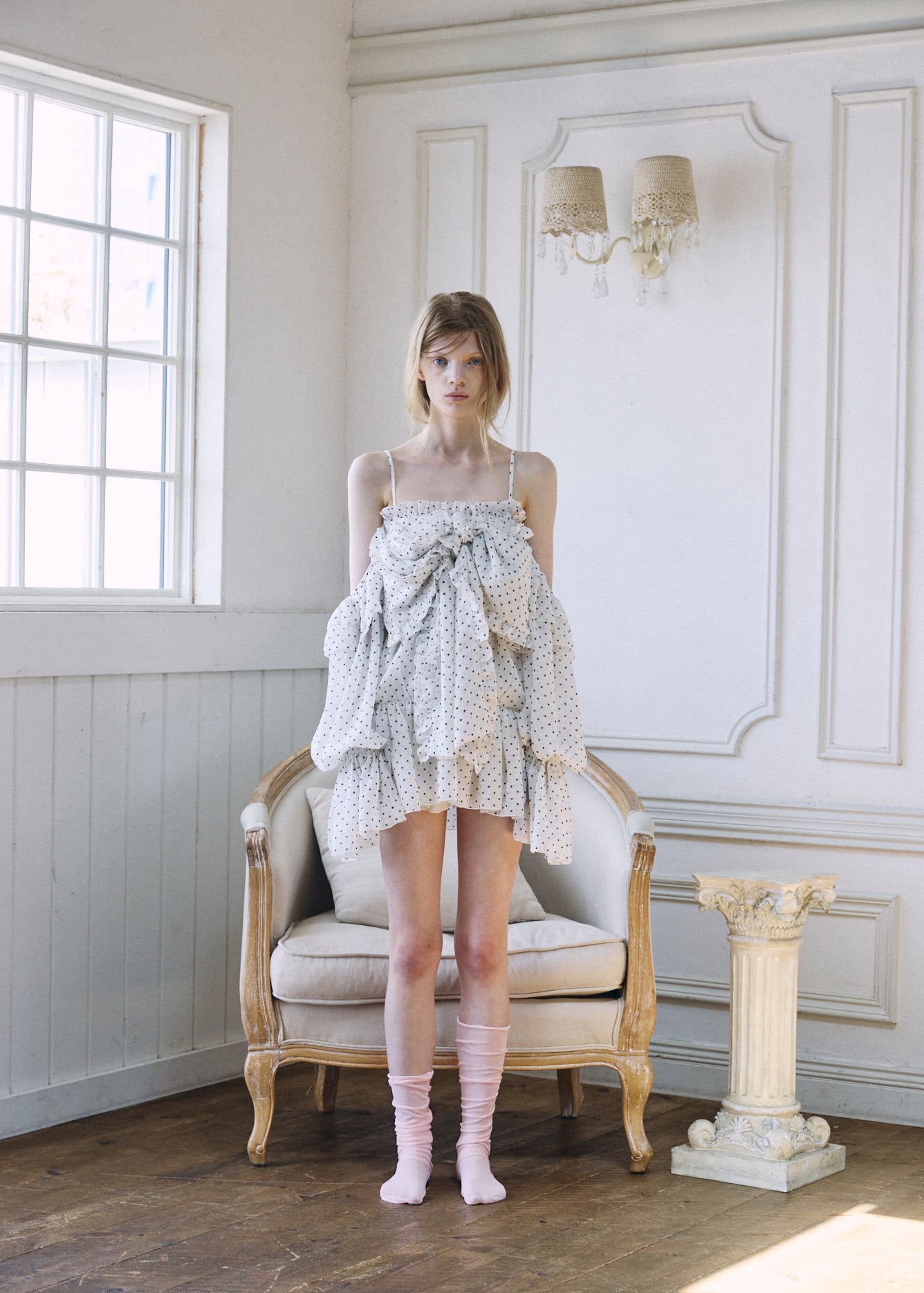2Way Ribbon Tunic【DOT】