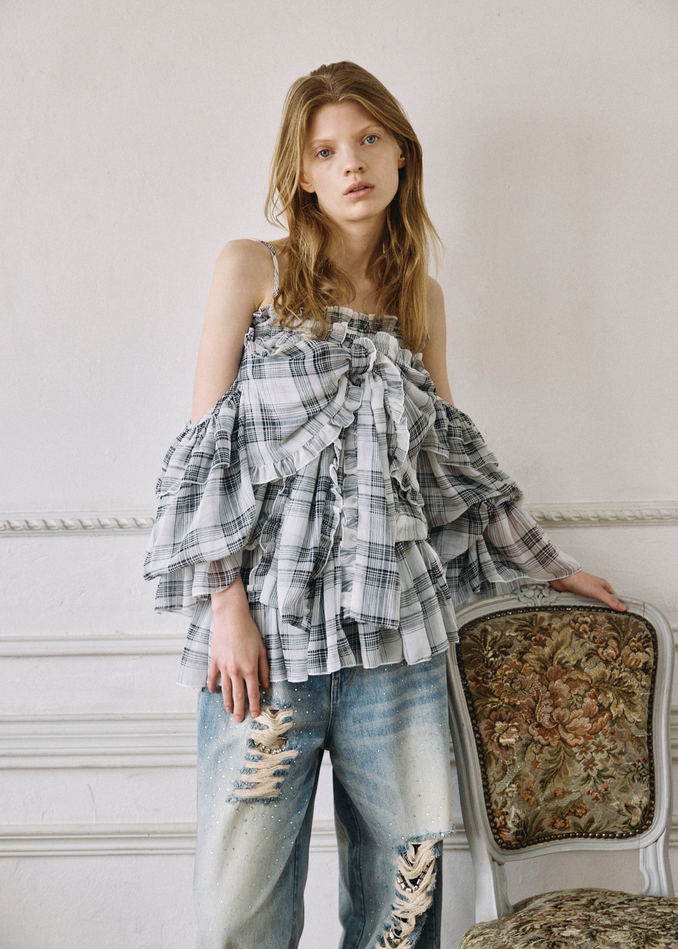 2Way Ribbon Tunic【CHECK】