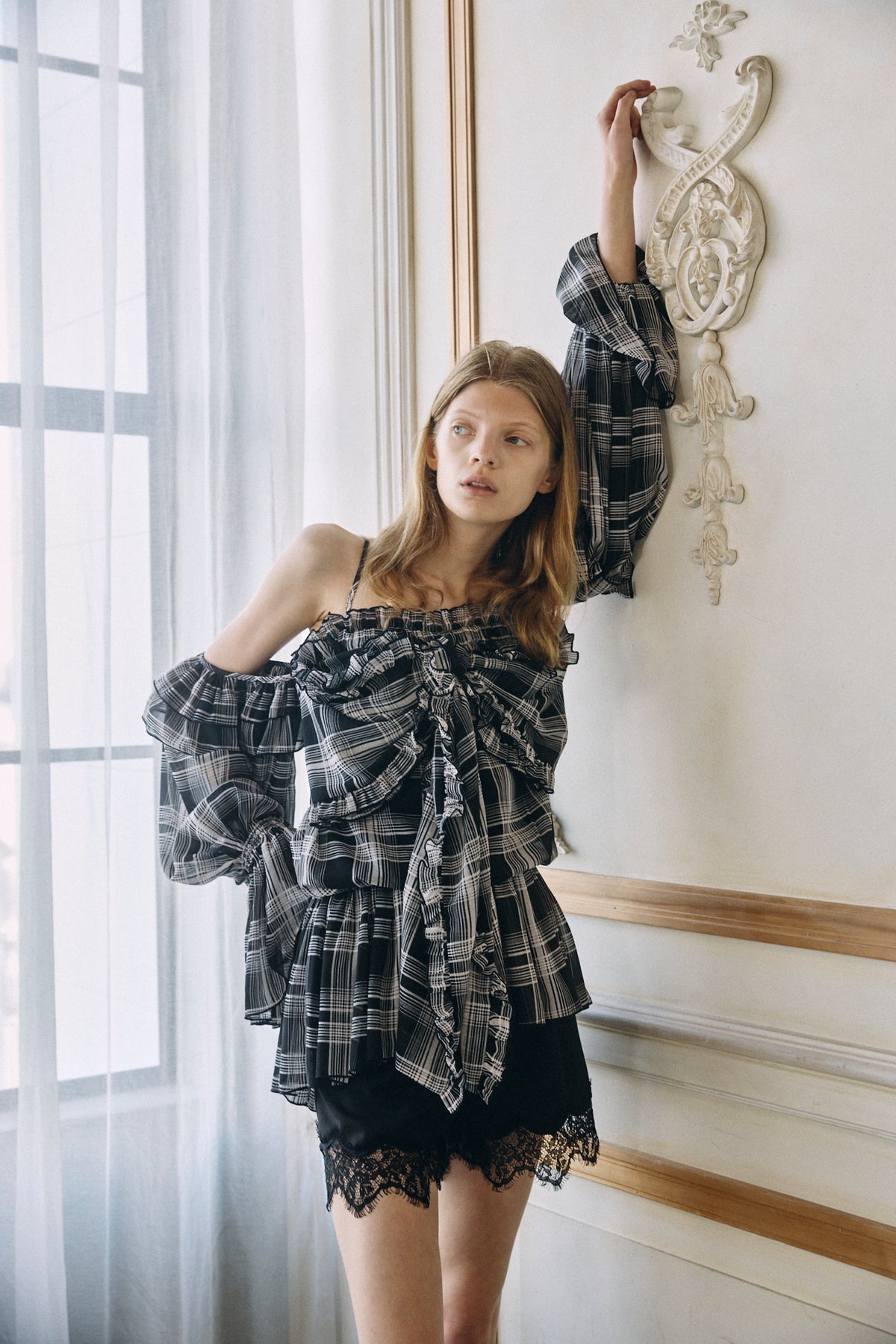 2Way Ribbon Tunic【CHECK】