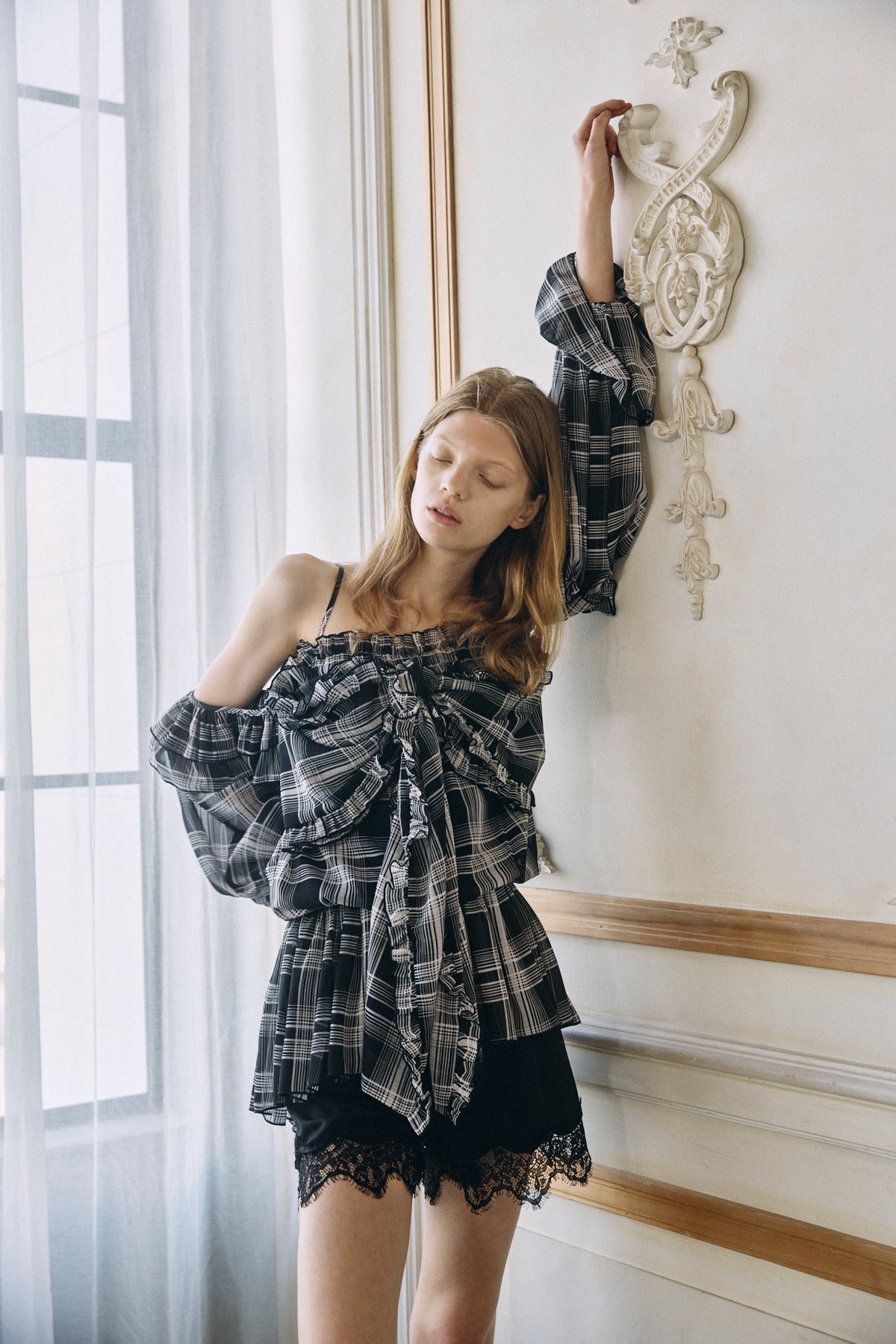 2Way Ribbon Tunic【CHECK】