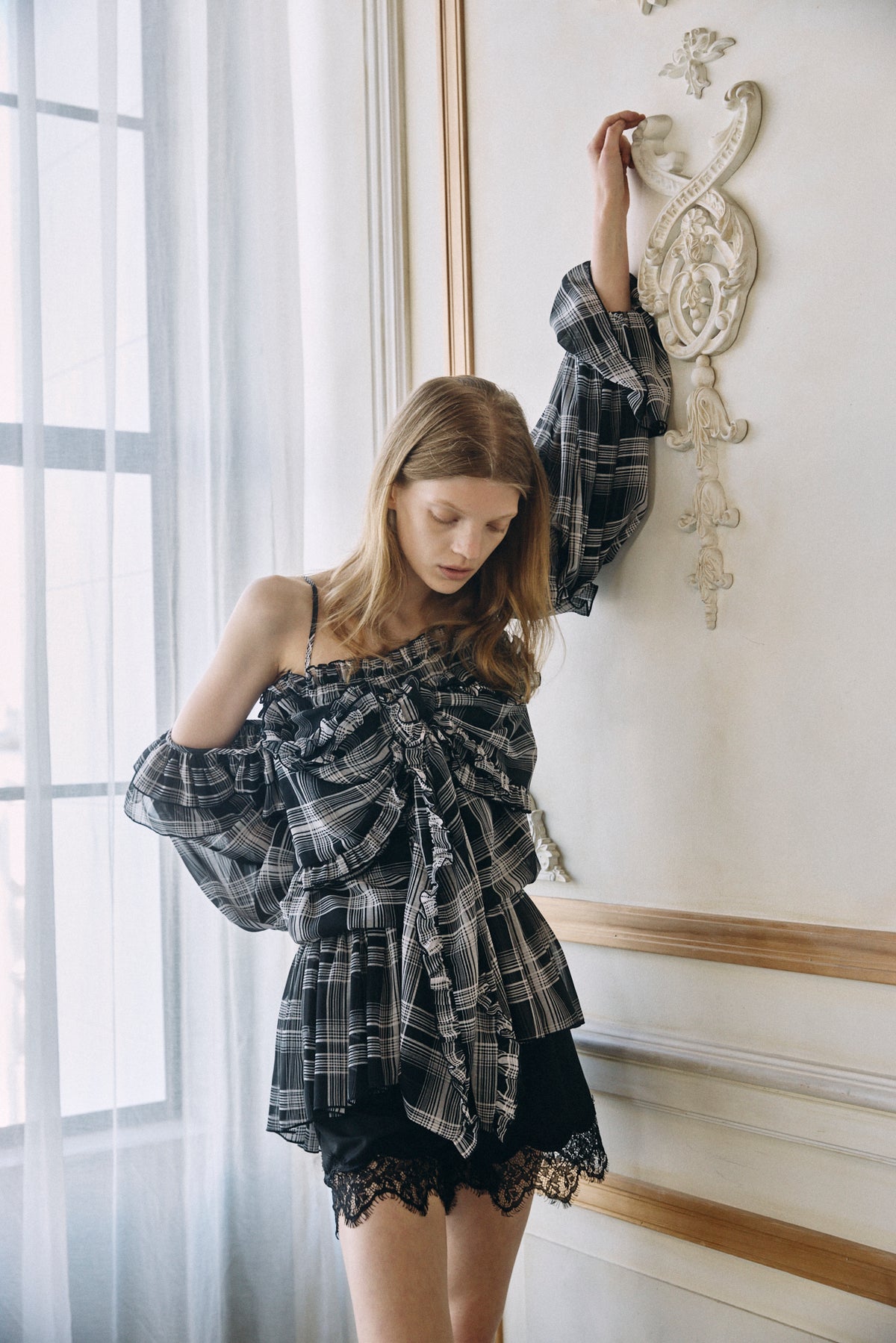 2Way Ribbon Tunic【CHECK】