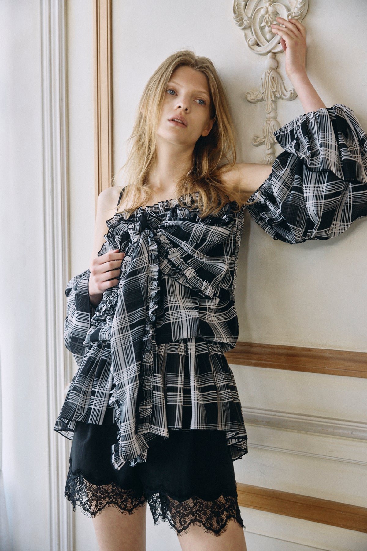 2Way Ribbon Tunic【CHECK】