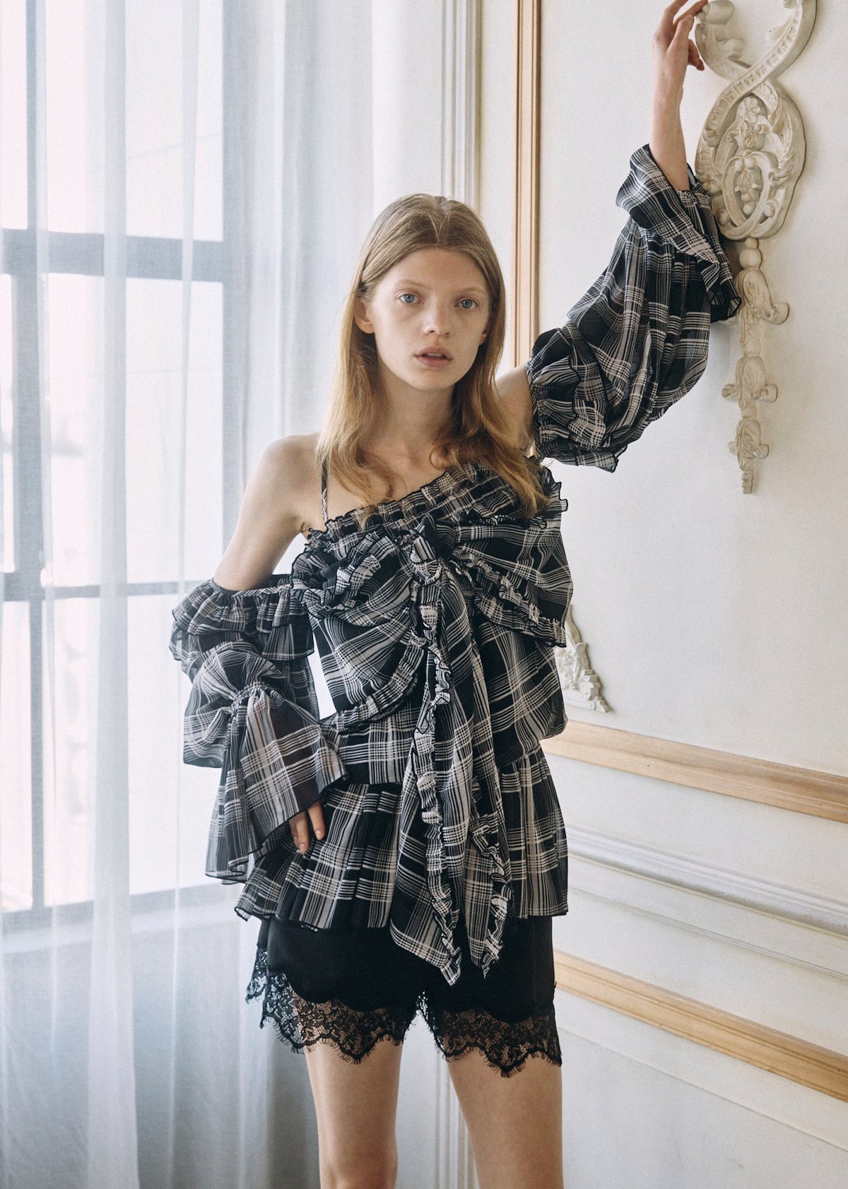 2Way Ribbon Tunic【CHECK】