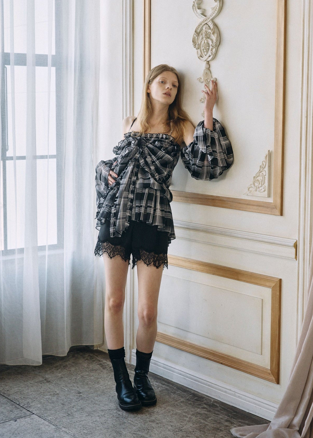 2Way Ribbon Tunic【CHECK】