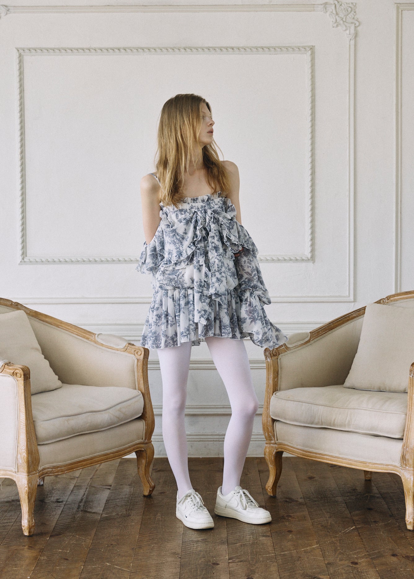 2Way Ribbon Tunic【FLOWER】