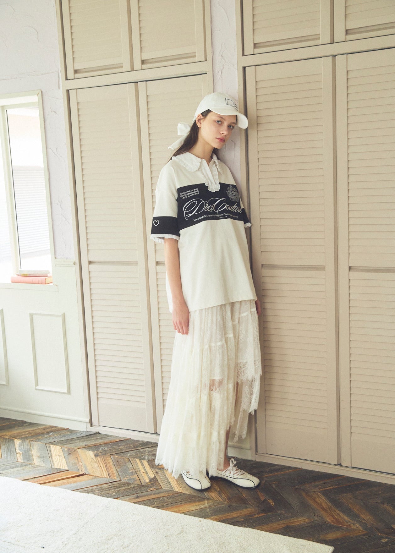 Asymmetric Lace Skirt