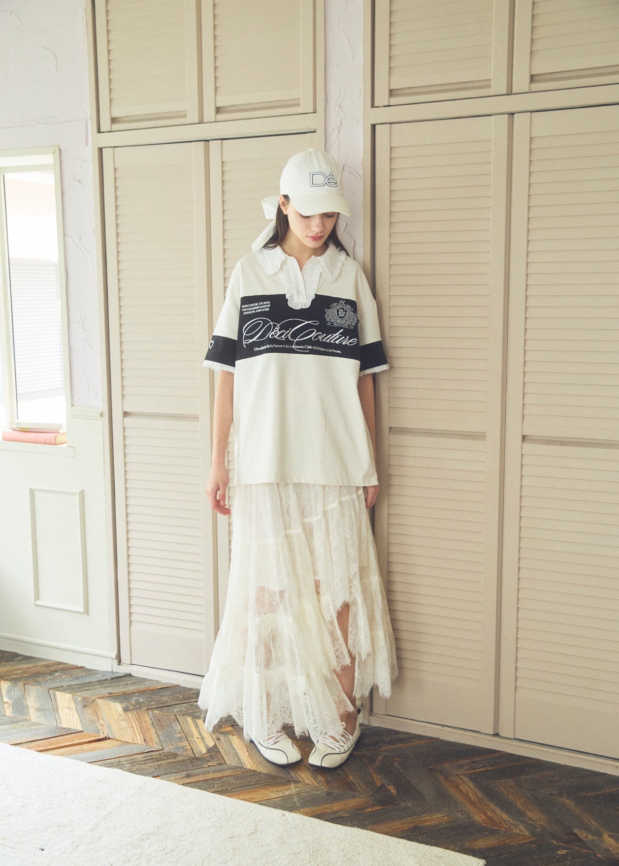 Asymmetric Lace Skirt