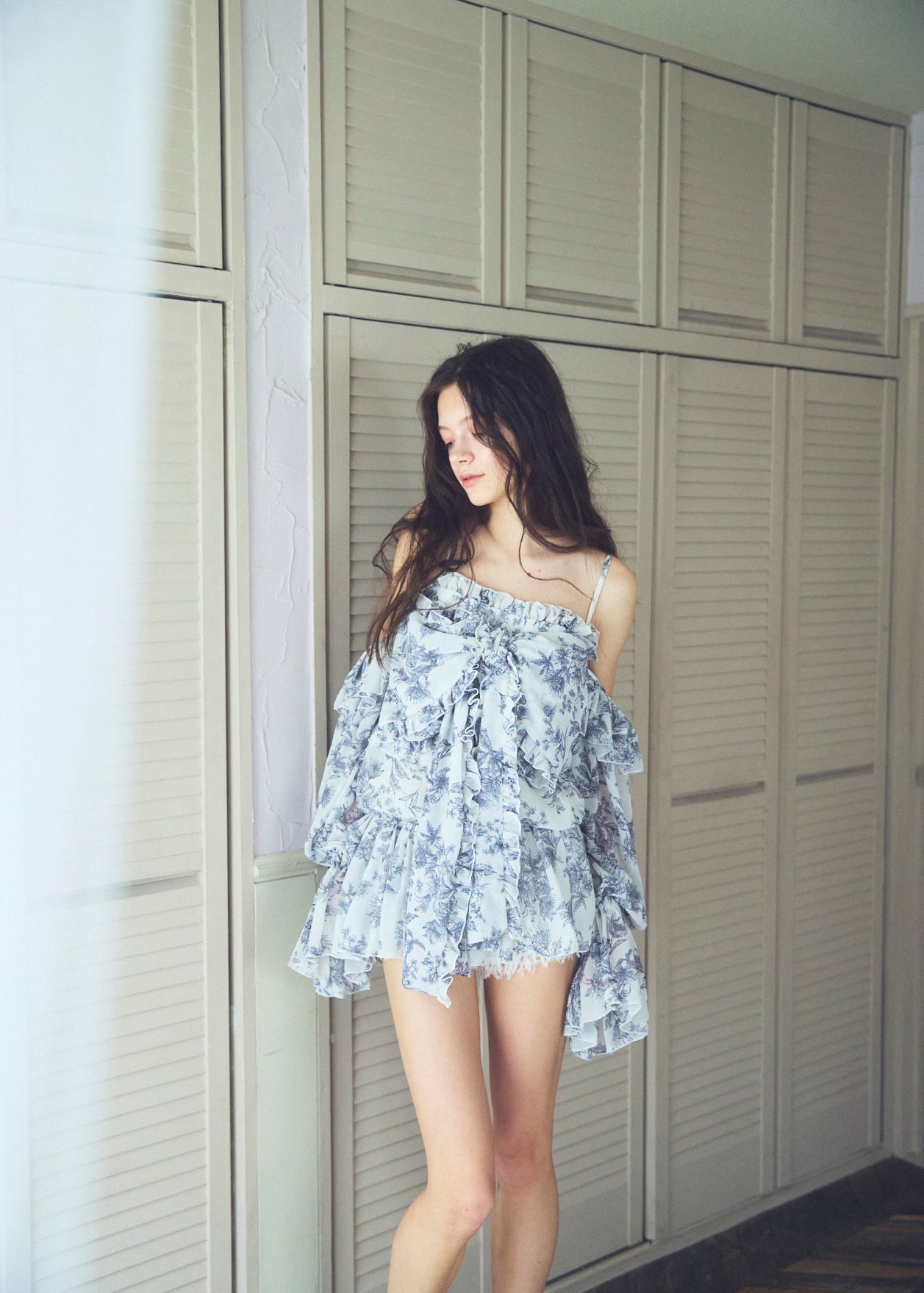 2Way Ribbon Tunic【FLOWER】