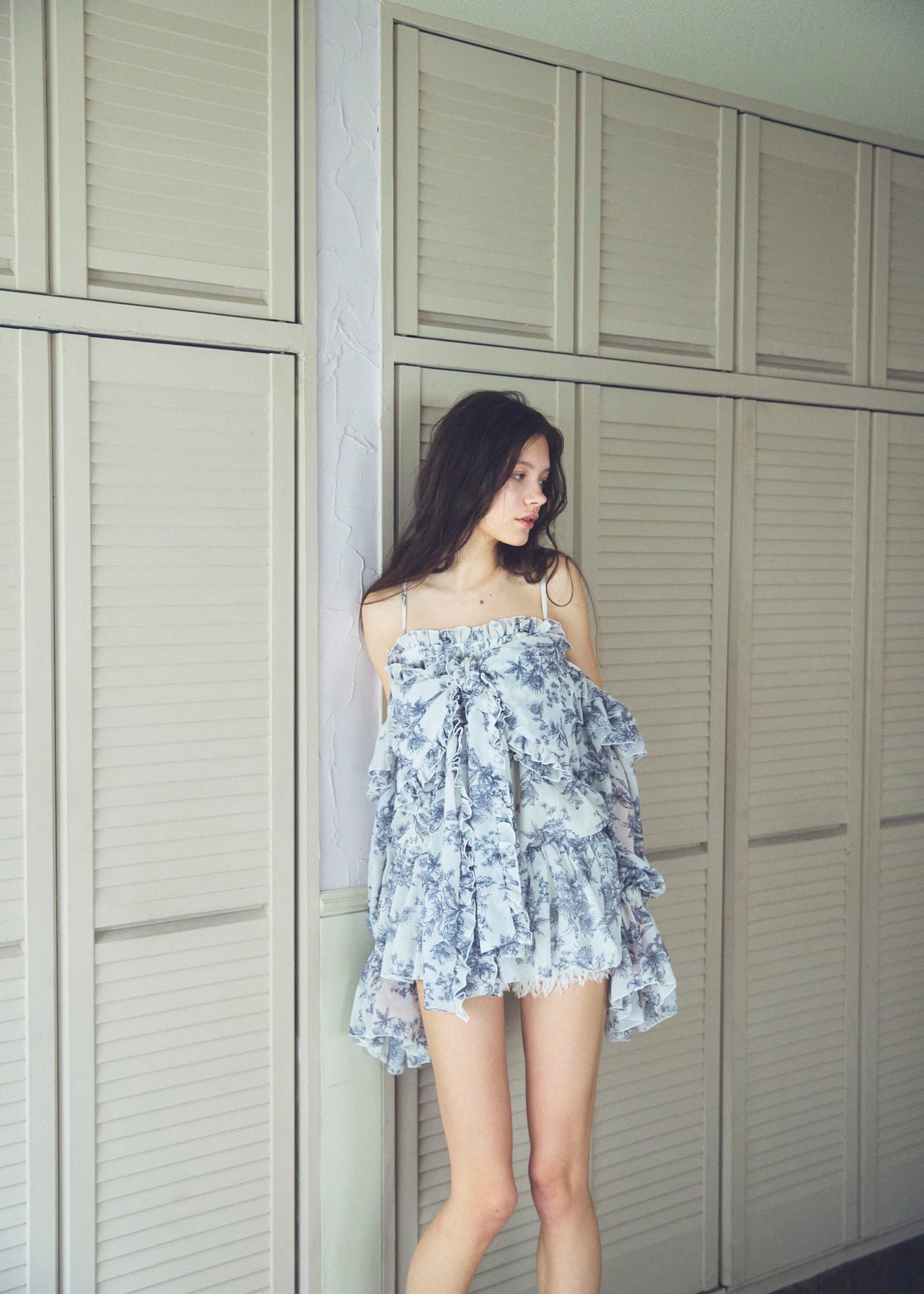 2Way Ribbon Tunic【FLOWER】