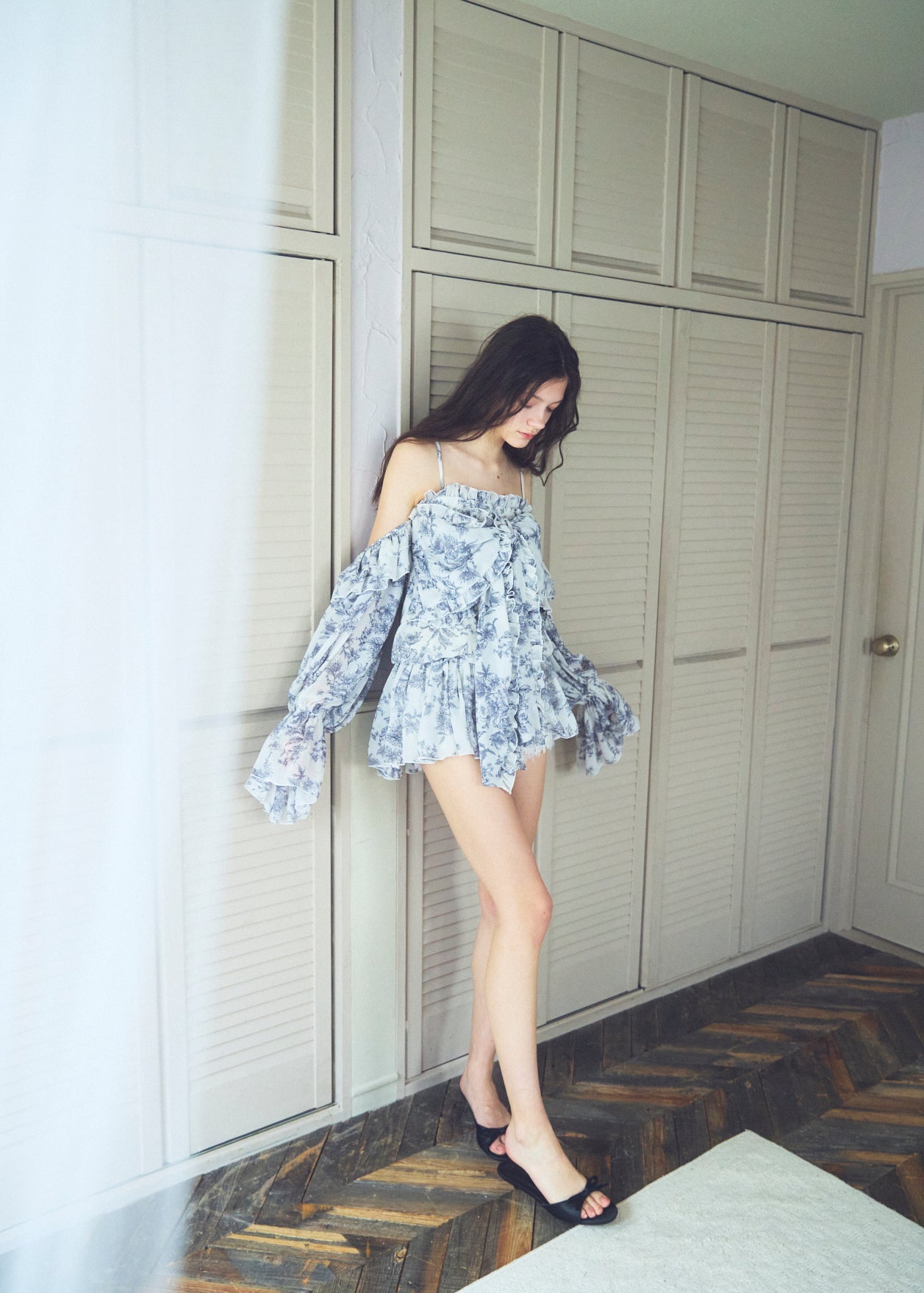 2Way Ribbon Tunic【FLOWER】