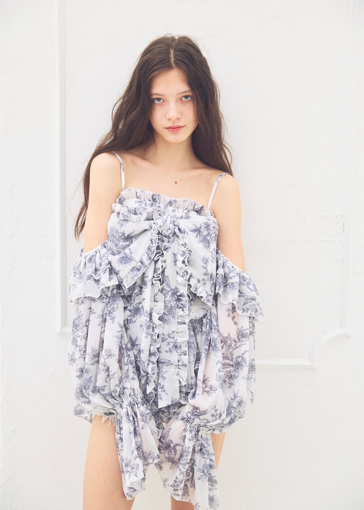 2Way Ribbon Tunic【FLOWER】