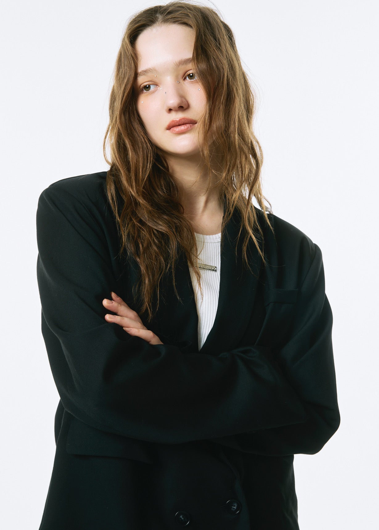 Pleated Oversized Jacket