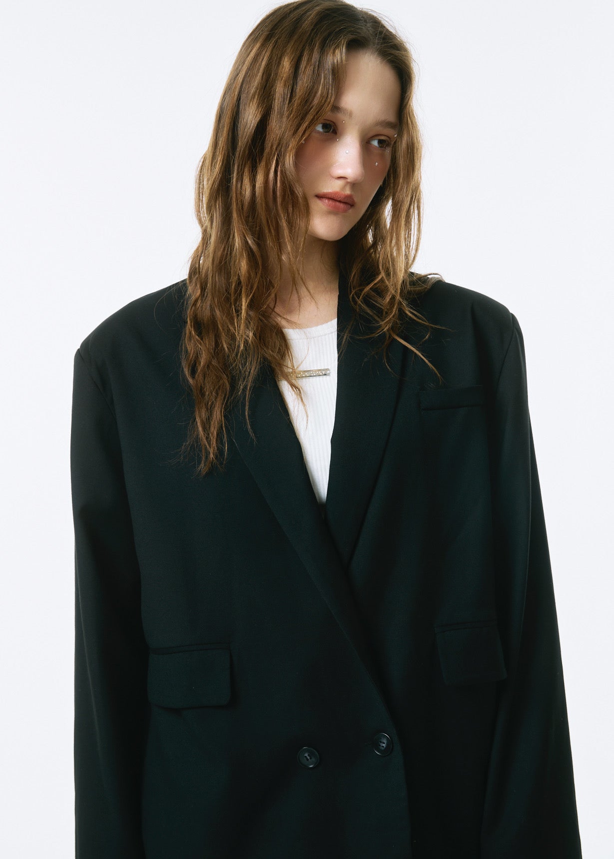 Pleated Oversized Jacket