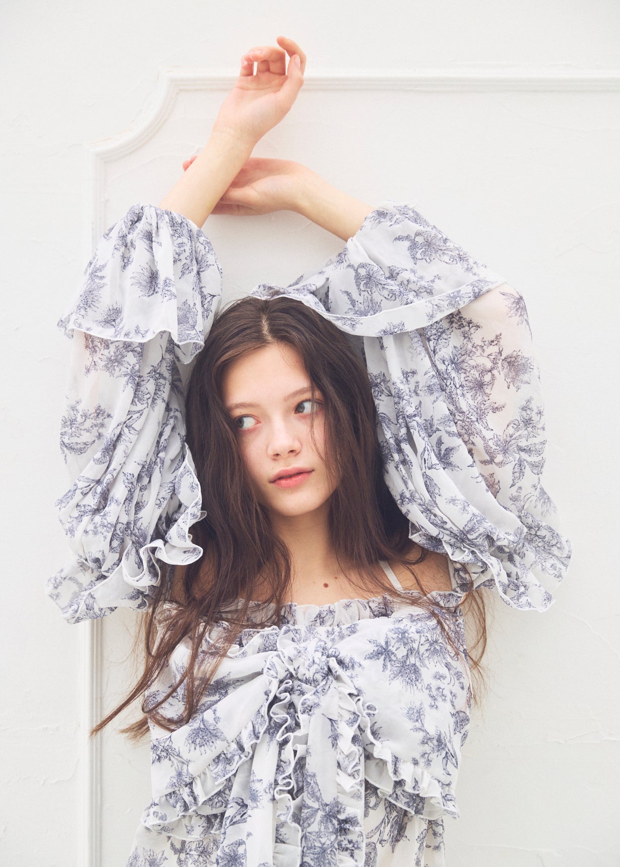 2Way Ribbon Tunic【FLOWER】