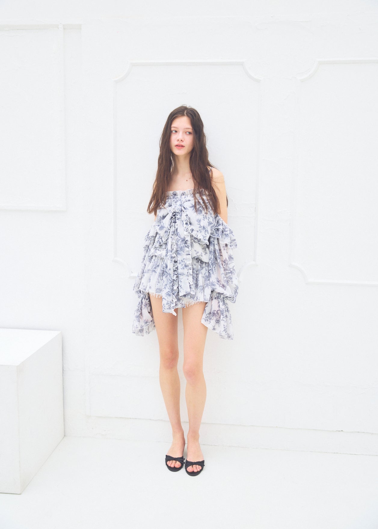 2Way Ribbon Tunic【FLOWER】