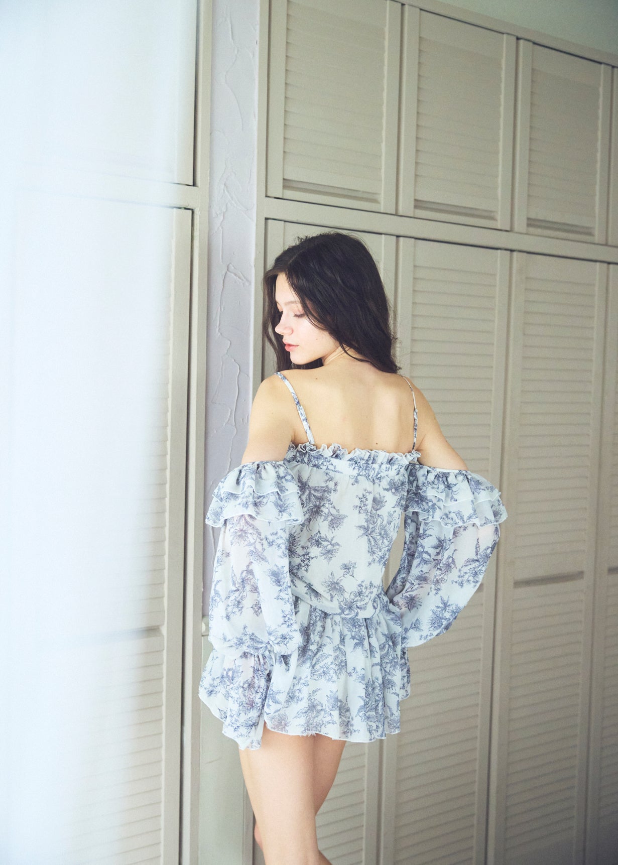 2Way Ribbon Tunic【FLOWER】