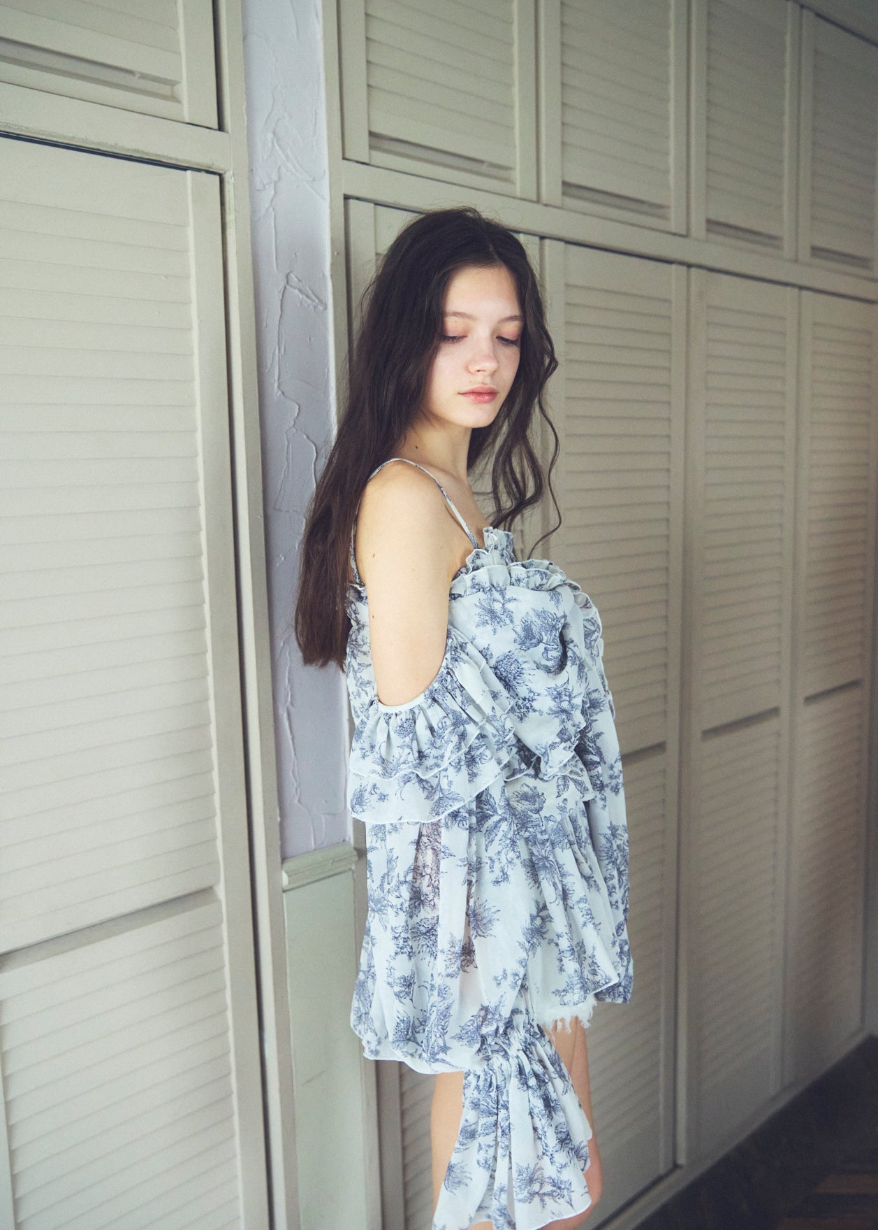 2Way Ribbon Tunic【FLOWER】