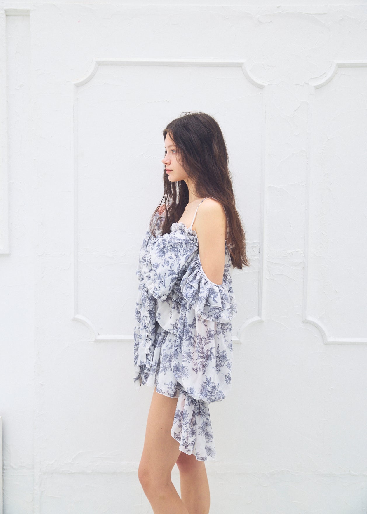 2Way Ribbon Tunic【FLOWER】