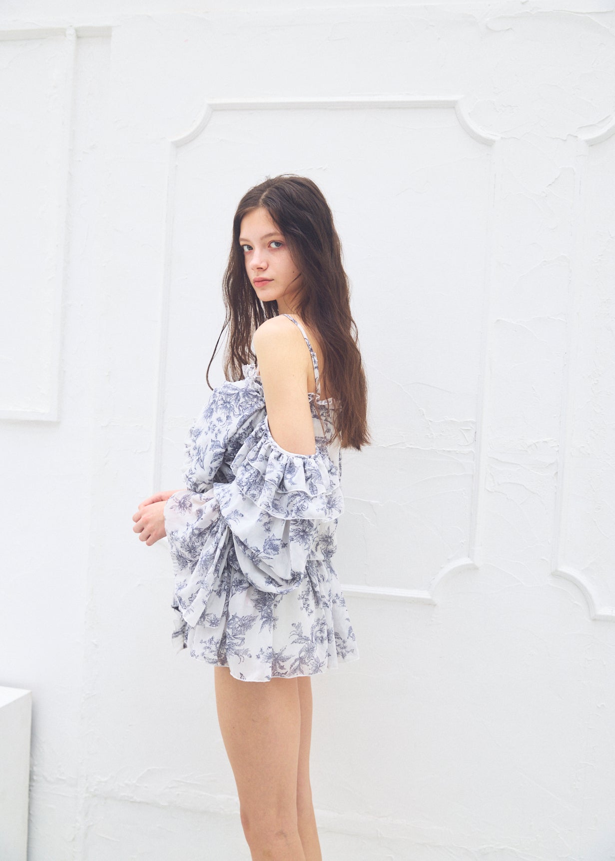 2Way Ribbon Tunic【FLOWER】