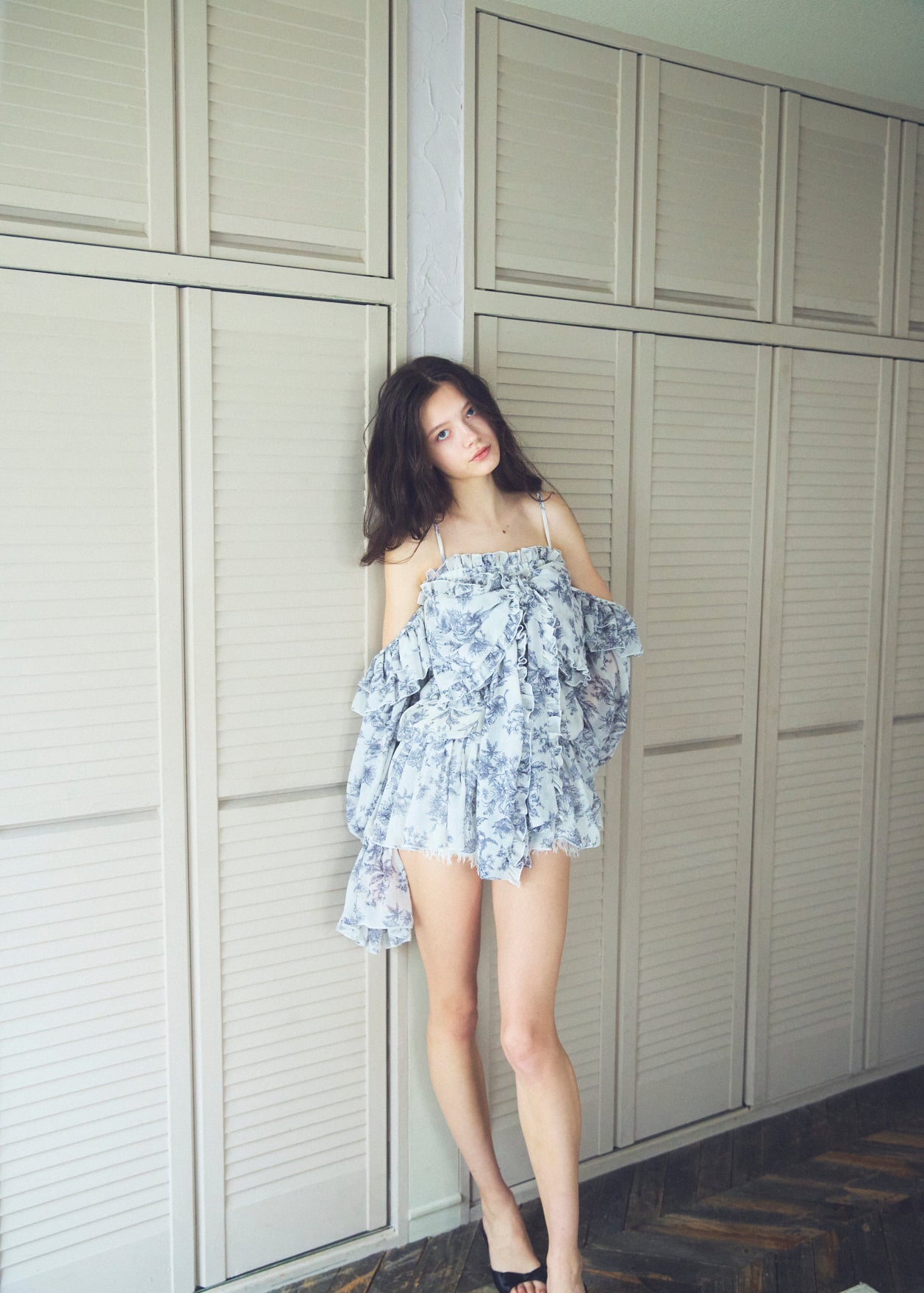 2Way Ribbon Tunic【FLOWER】