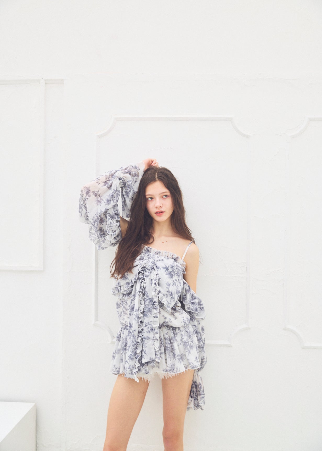 2Way Ribbon Tunic【FLOWER】
