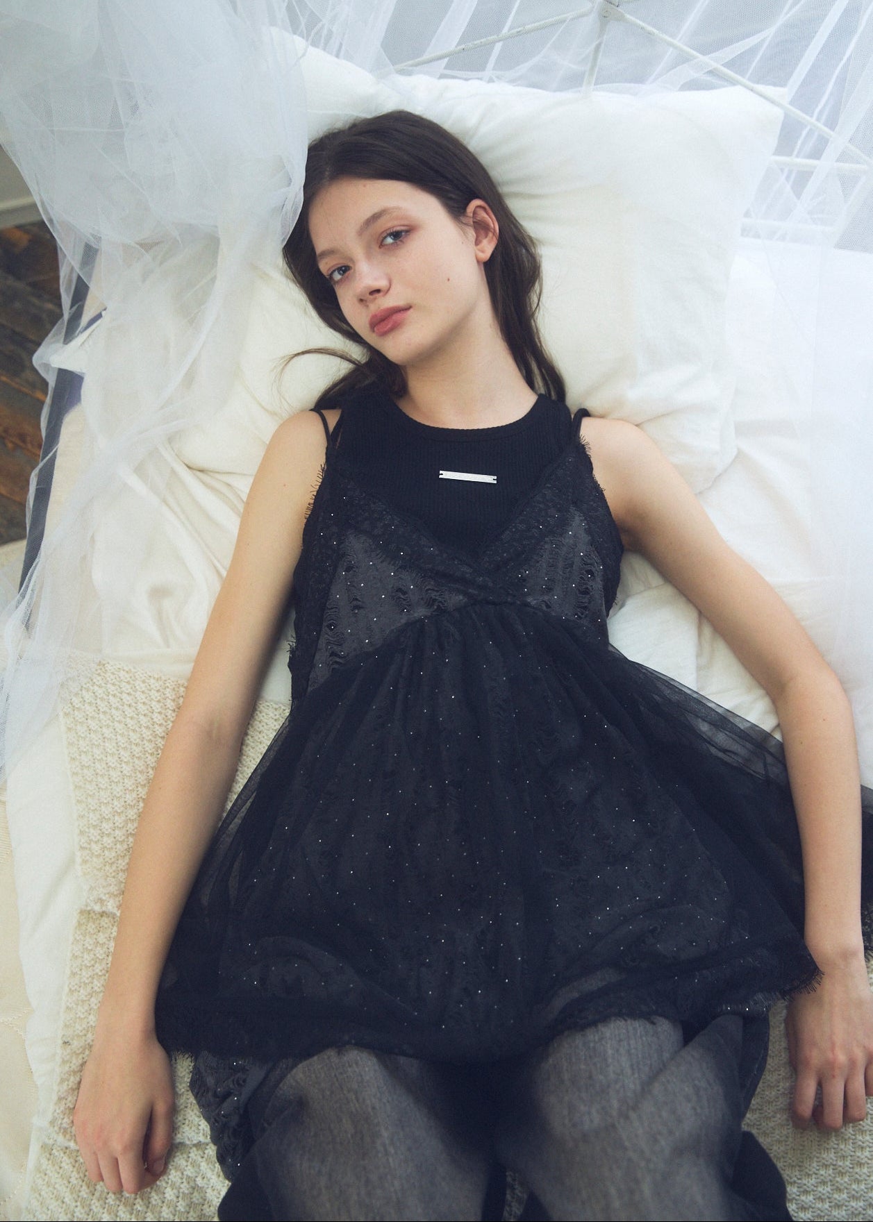 Deci Couture STONE DAMAGE BALLOON DRESS TOKYO発・アパレルブランド