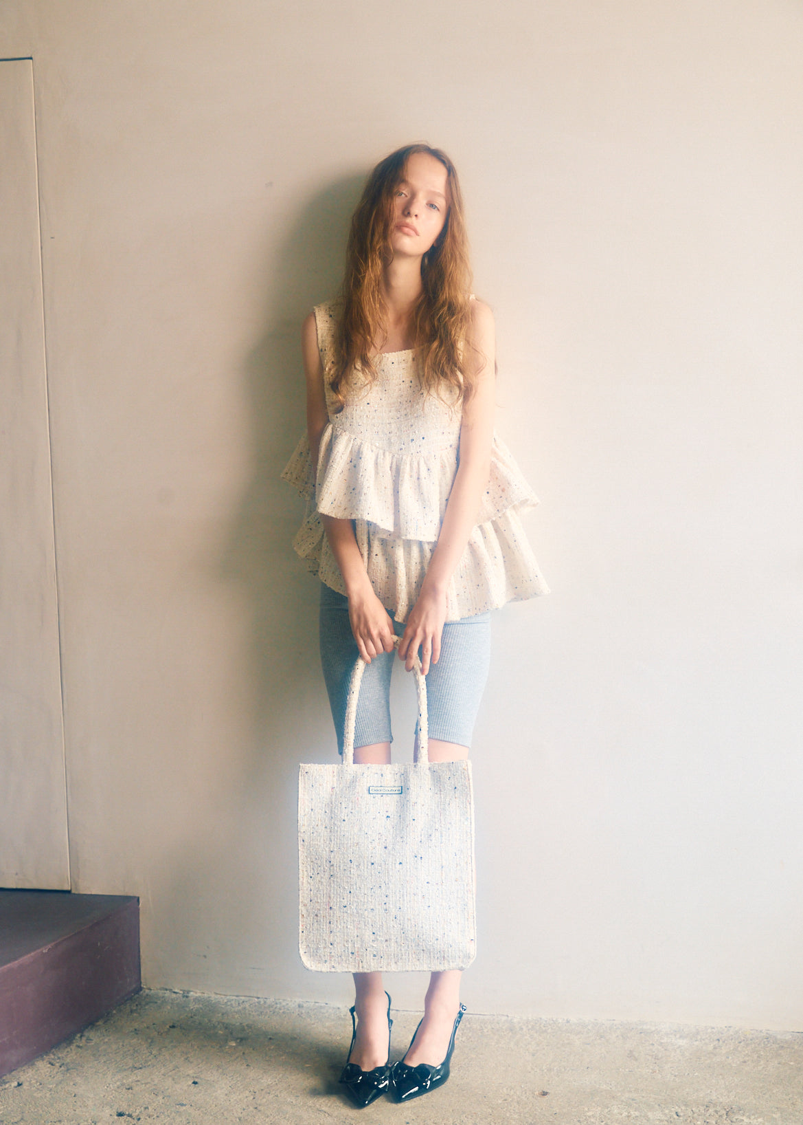 Fancy Tweed Tote Bag