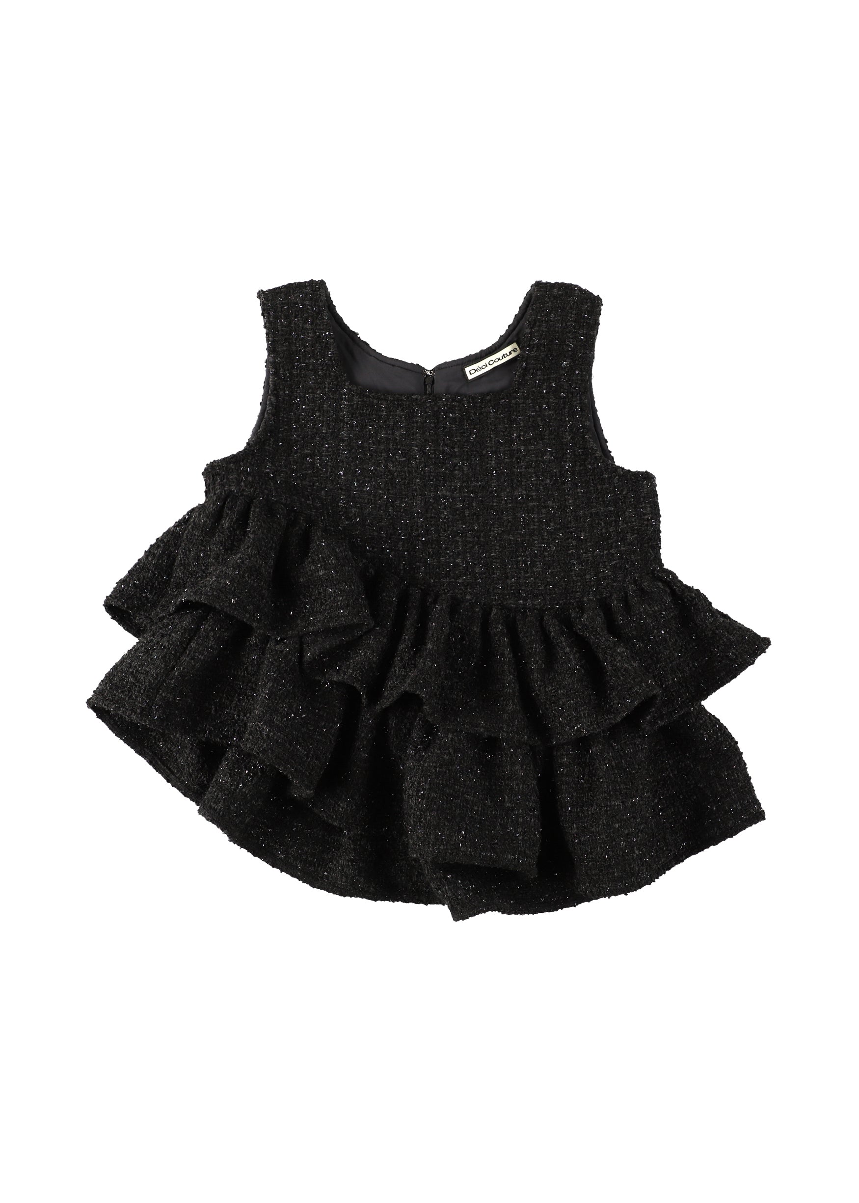 Fancy Tweed Frill Top【予約商品】