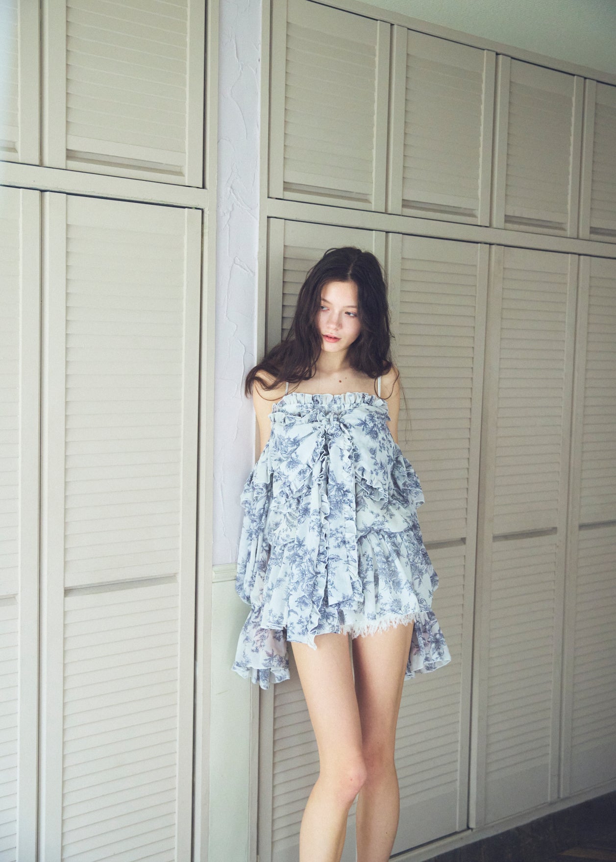 2Way Ribbon Tunic【FLOWER】