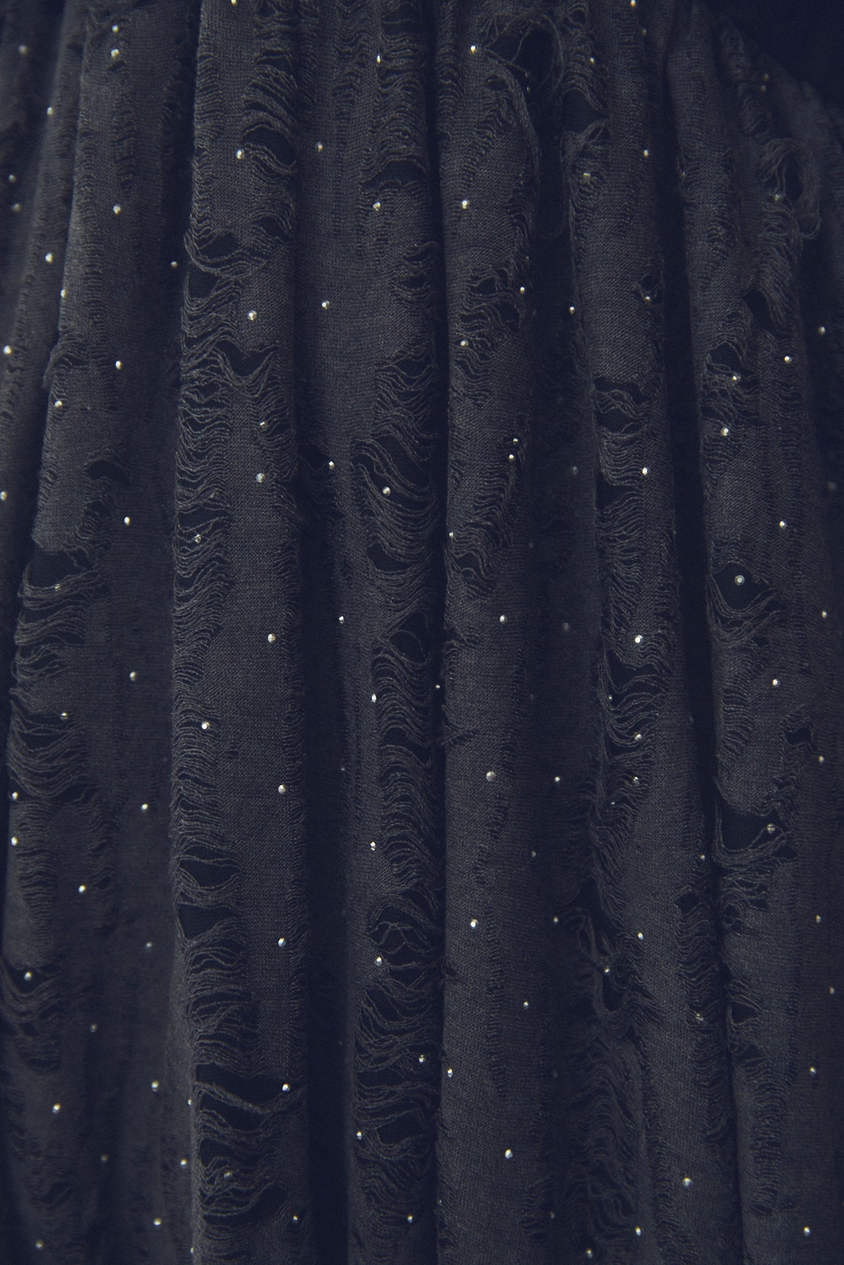 Stone Damage Balloon Dress