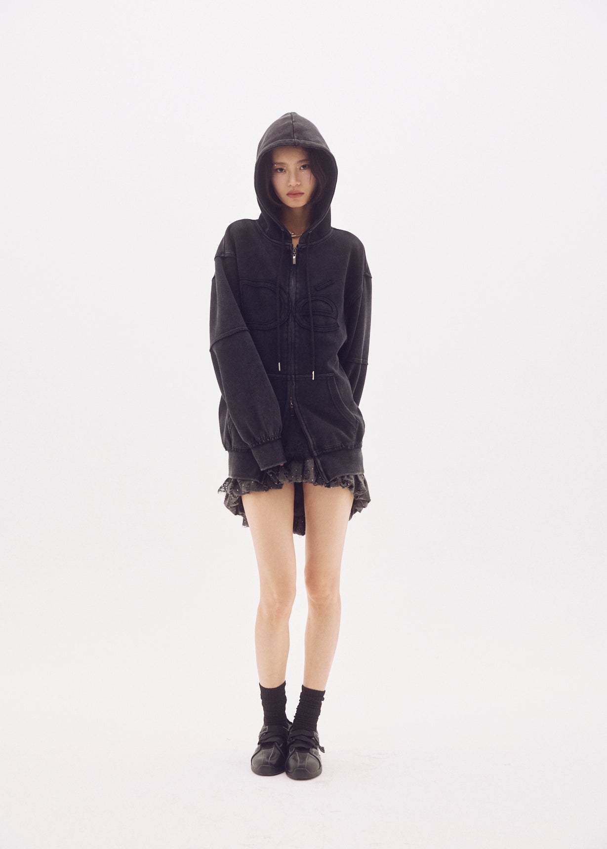 Dé Logo Zip Hoodie